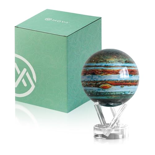 Globe MOVA Jupiter 11,5 cm – Globe Rotatif avec Lumière