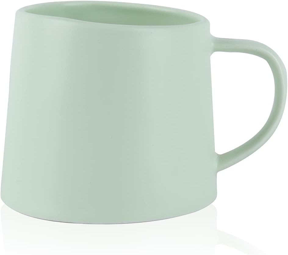 Stone Lain Delilah Mug 6-Piece Dish Set, Porcelain, Lime Green