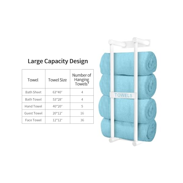 STWWO-Toallero-de-Bano-de-Pared STWWO Toallero de Baño de Pared