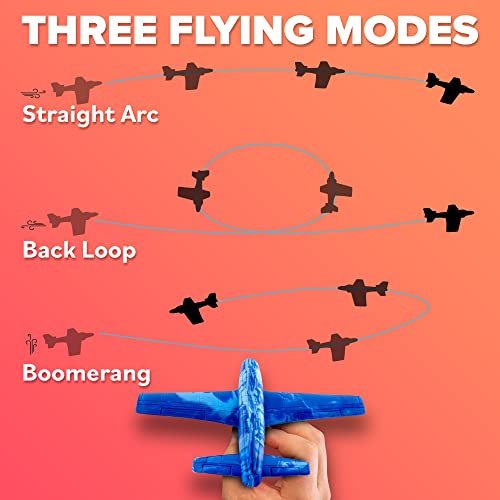 Airplane Toy Foam Airplanes For Kids: Best Styrofoam Plane Glider Outdoor Toys For Boys & Girls All Ages. Easy Throwing Air Planes Stem Summer Yard Beach Toy Games. Great Gifts For Age 4 5 6 7 8 9 10 #TOP5
