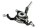 MICROHELI Precision CNC Titanium X Swashplate (Black) - Blade 180 CFX/Fusion 180/150 S