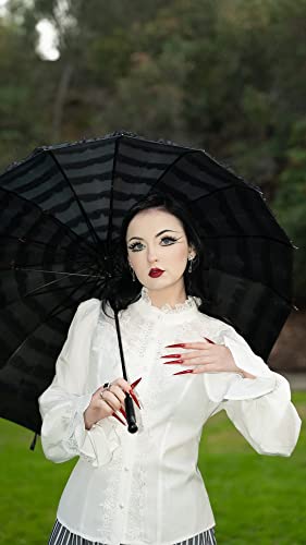 CURLBIUTY Women Victorian Blouse Vintage Long Sleeve Renaissance Shirt Gothic Button Down Tops4