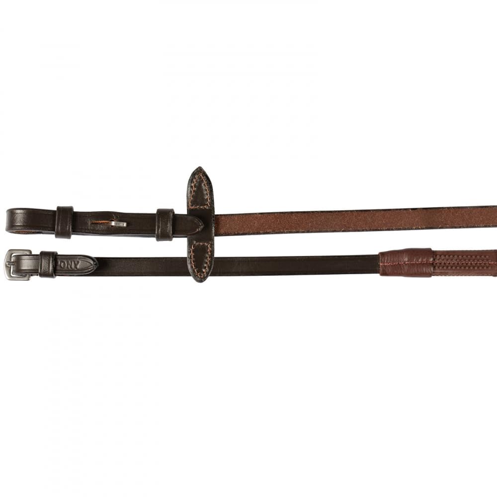 Horze Soft Grip Rubber Reins - Stoppers