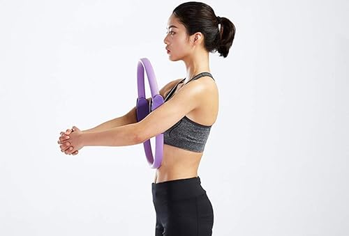 Miniatura 8 de DreamHigh Anillo de yoga mágico de doble agarre para el cuerpo deportivo de goma EVA mágica