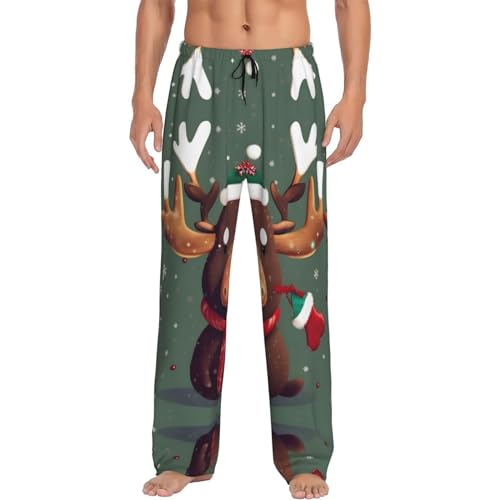 Pantalon pyjama élan homme XXXL noir avec poches pour grands gabarits