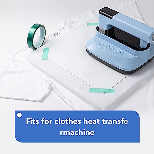 CHEVVY 10 Rollen Klebeband Hitzebeständig Bis 220°C Hochtemperatur Klebeband mit Schere Grün Isolierbänder Transparentes Heißklebeband 108 Fuß