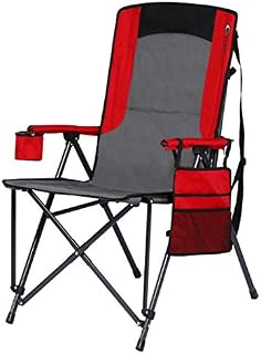 Portal Oversized Quad Folding Camping Chair High Back Cup Holder Hard Armrest Storage