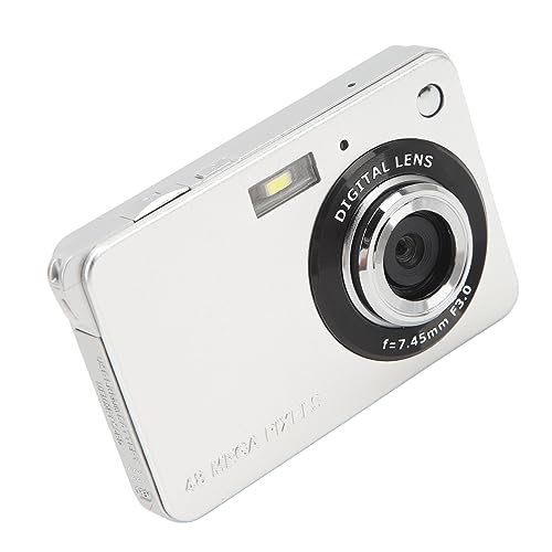 Aparat Cyfrowy 4K, 48 MP HD z 8-krotnym Zoomem, Autofokusem i funkcją Anti Shake do Vlogowania, z 2,7-calowym Ekranem TFT, Kieszonkowy Kompaktowy Aparat do Fotografowania Podróży