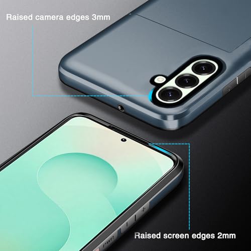 Coque S25 Plus antichoc Asuwish SGPCK US bleu marine