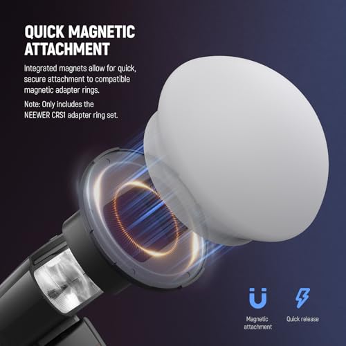 Bagues d'adaptation magnétiques NEEWER solution pour utiliser vos accessoires sur tout flash - 3