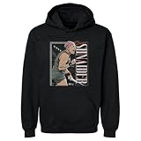 500 LEVEL Diana Shnaider Tennis Vertical Men's Hoodie Sweatshirt (Black, X-Large)