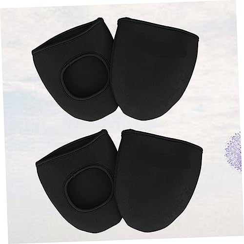 2 pares de fundas impermeables para zapatillas de ciclismo, fundas térmicas para pedales y asiento, cubiertas para punta de zapato, luces frontales y traseras recargables, portavasos para bicicleta, resistente a la lluvia, para carretera miniatura 6