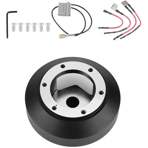 Unifizz 350Z Quick Release Hub, G35 Steering Wheel Hub Adapter - Compatible with 350Z, 370Z, for Sentra, for Amada, for Versa, for Cube, for Infiniti G35, G37 Cover