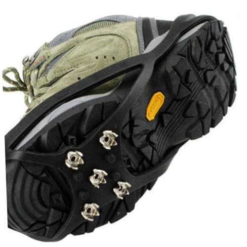 COSMEVIVI Crampon Cleat Shoes Cover Non-Slip Stretchy for Various Shoes Sizes Ideal for Winter