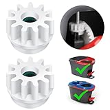 Pedal Bearing Replacement for OCedar Mop Bucket - Easy Fix for O-Cedar Easywring Bucket System. 2 Pack One Way Clutch Gear Sprockets Repair Compatible with 90% Rotation Mop Bucket on The Market.