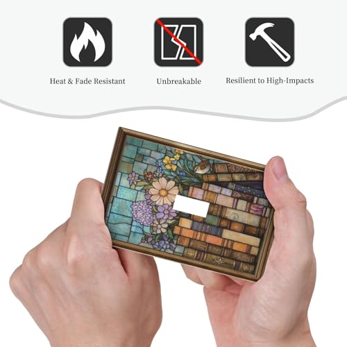 Zynvos The Flora Compendium Single Toggle Art Light Switch Cover by Zynvos - Used condition - Image 6