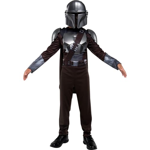 Star Wars The Mandalorian disfraz deluxe con capa y máscara miniatura 7
