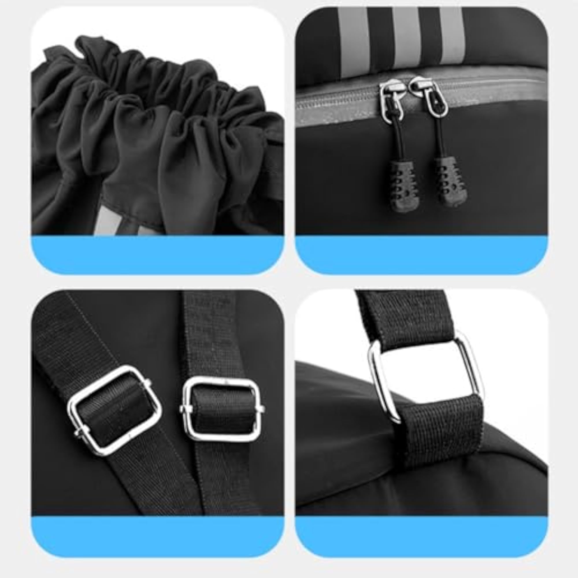 3x Drawstring Backpack Daypack for Gym and Hiking