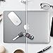 Kuzy for MacBook Air 13 inch Case 2025 M4 A3240, 2024 2022 M3 M2 A3113 A2681 - Protective Hard Shell Cover, Lightweight for MacBook Air 13.6 inch Case, Clear