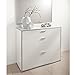 Produktbild lisel-de Kommode 068 Dauphin Home Weiß lackiert Sideboard 120x43x100cm Highboard mit 3 Schüben inkl. Innenschub im mittleren Schub