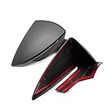 seat leon spiegelkappen carbon Auto-Rückspiegelgehäuse-Ersatzkits bestehen aus ABS-Kunststoff, r leicht, lichtbeständig, hart, alterungsbeständig und abriebfest ist und bei langfristigem Gebrauch maximale Festigkeit und Haltbarkeit gewährleisten kann.