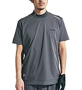 Amazon.co.jp: [UNITEMENT] ゴルフウェア モックネックシャツ 半袖