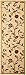 New Garden Ivory Floral Design Rubber Backed Non-slip Runner Rug Carpet 2' x 5'
