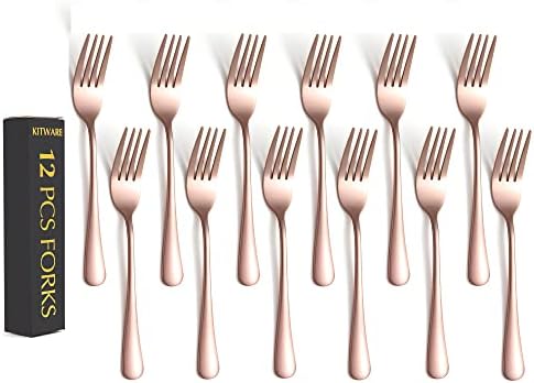 Rose Gold Forks 12 Pack main image 1