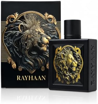Rayhaan Lion Eau De Parfum Spray for Men, 3.4 Ounce