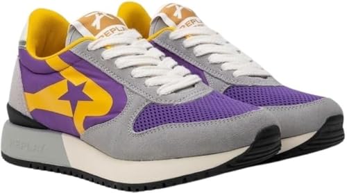 REPLAY Women's Low-Top Sneakers, 3330 Grey Violet, 7