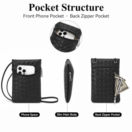 Image of Small Crossbody Women Cell Phone Purse Wallet Bag With Shoulder Strap