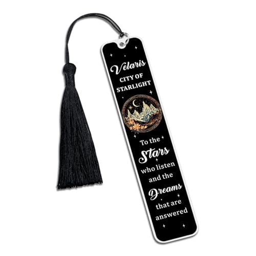 Velaris Merch Dark Romance Merch Book Lover Gifts for Women Bookworms Nerds Readers Christmas Birthday Book Club Gifts for Women Men Book Marks for Reading Women