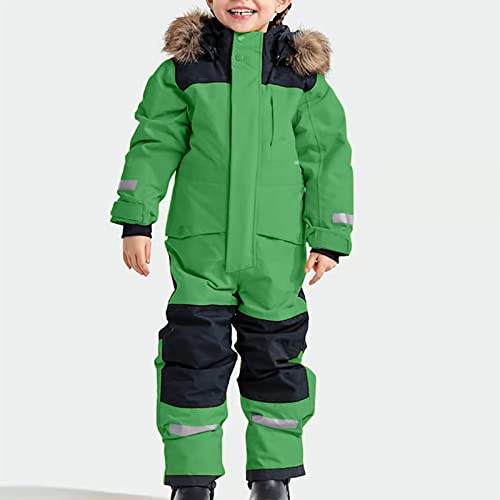 Snow Suit for Kids Girls Boys One Piece Snowsuits Winter Outdoor Snow Pants Waterproof Warm Snowboarding Ski Suits2