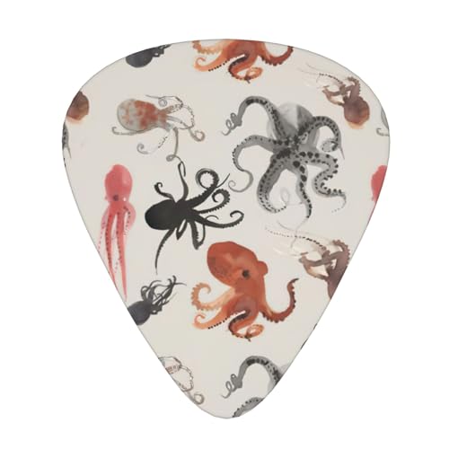 Ukulele Plectrums �M�^�[�v���[���[�T���v���[ 12�s�[�X �A�R�[�X�e�B�b�N�A�x�[�X�A�G���L�M�^�[�p - �J���[�^�R�v�����g