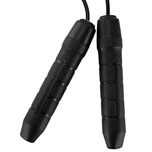 DECDEAL Corda de salto ajustável Fitness corda de pular alças macias para exercícios de exercício Tr