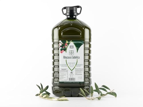 ALMAOLIVA GRAN SELECCIÓN – Aceite de Oliva Virgen Extra Gourmet 5L | AOVE Gourmet Sierra Subbética Córdoba | Coupage Picuda, Picual y Hojiblanca | Uso en Crudo y Cocina Profesional | Formato Ahorro