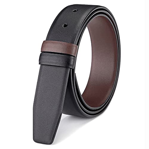 Ceinture cuir homme réversible sans boucle Vatee pour remplacer votre lanière usée