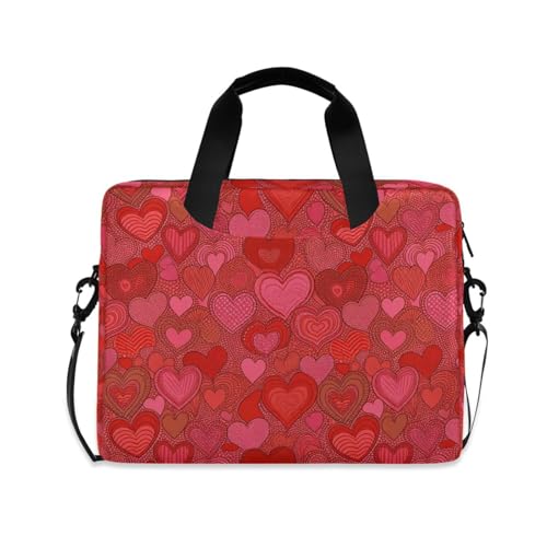 Maletín portátil para laptop 15.6 pulg rojo miniatura 1