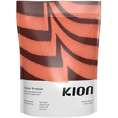 Kion Clean Protein | Grass-Fed & Pasture-Raised Whey Isolate Protein Powder | Rich Chocolate | 30 Servings