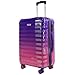Produktbild Blade Erweiterbares Handgepäck - Hartschalen Koffer Trolley - Leichter Reisekoffer Handgepäck aus ABS+PC mit TSA Schloss - 4 Spinner Räder Koffer- Rollkoffer (Lila-L)