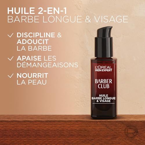 Huile Barbe Longue & Visage Barber Club Men Expert Le Flacon De 30ml - vue 8