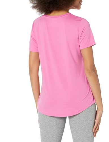 Jockey Women's 2 Pack Sueded Essential Short Sleeve T-Shirt, Egret/Super Pink, Large - image 3