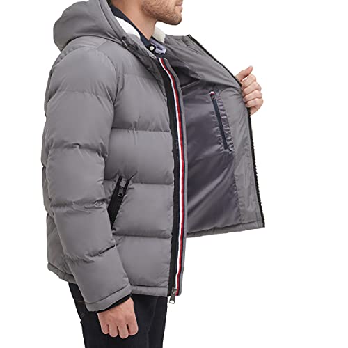 Image of Tommy Hilfiger Men's Classic Hooded Puffer Jacket (Standard and Big & Tall)