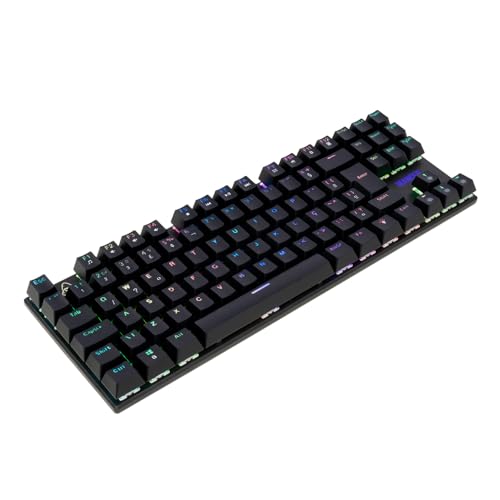 Teclado Mecânico Gamer Mancer Ghoul MK2 | RGB | ABNT2 | Switch Huano Azul | Preto | MCR-GHM2-RGB01BU