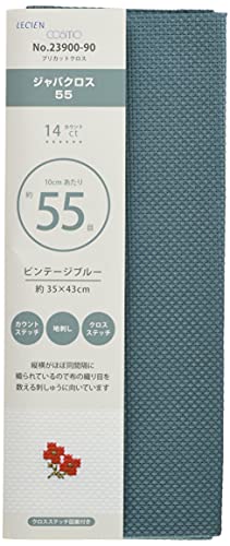 LECIEN(ルシアン) ジャバクロス55 プリカットクロス ビンテージブルー 23900-90