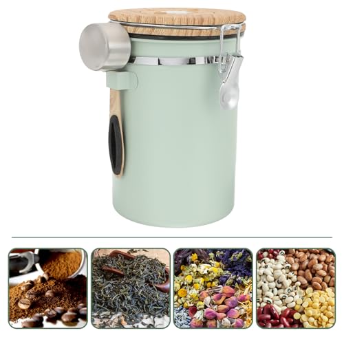 Contenedor hermético para granos de café acero inoxidable miniatura 4