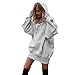 Produktbild Sport Hoodies MEIbax Damen Mode Einfarbig Kleidung Hoodies Pullover Mantel Hoody Sweatshirt Lang Tunika