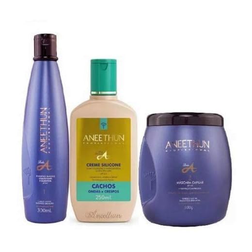 Kit Aneethun Cachos Creme De Silicone