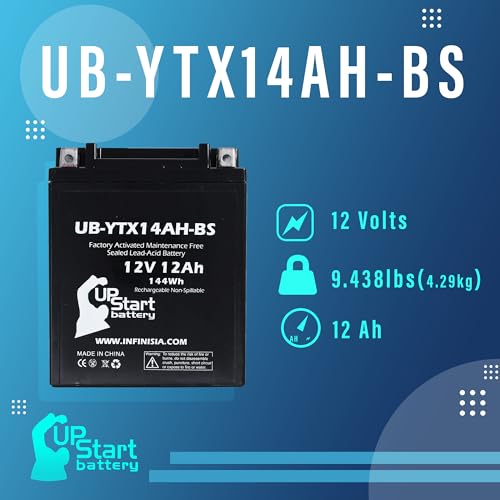 UpStart YTX14AH-BS Battery