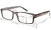 Eyekepper Spring Hinge Striped Reading Glasses (3 Pairs) Men Includes Sunshine Readers (+1.25, 3 Pairs Mix)